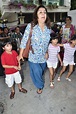 Farah Khan spends quality time with children