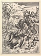 Alberto Durero, Sansón y el león, h. 1497-1498, xilografía, 282 x 278 ...