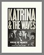 Katrina and The Waves - Break of Hearts. Vintage Advert 1989 (ref AD16 ...