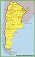 Administrative map of Argentina - Ontheworldmap.com