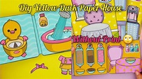 Lalafanfan Duck Dollhouse DIY || Easy Doll House Without Print || How ...