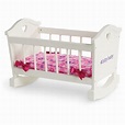 Bitty's Rocking Cradle | Baby doll crib, Bitty baby, American girl doll bed