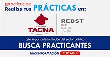 RED DE SALUD TACNA PRACTICAS 2024 - Convocatorias PreProfesionales y ...