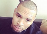 Chris Brown Bald