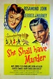 SHE SHALL HAVE MURDER | British 27 inch x 40 inch 1-Sheet Poster