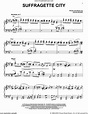 Suffragette City sheet music for piano solo (PDF-interactive)