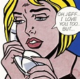 Roy Lichtenstein Oh Jeff I Love You Too But 1964 Art Print for sale ...