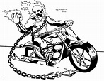 Coloriages à imprimer : Ghost Rider, numéro : 22fbcd4d