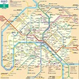 PLAN DER PARISER METRO | Paris Metroplan | Metronetz | Map