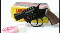 Revolver Lawman testando .357 Magnum manuseando e atirando de Espoleta ...