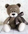 Crochet PATTERN in English amigurumi toy brown bear Soft teddy bear ...