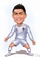 Soccer Player Cartoon | Ronaldo, Celebrity caricatures, Caricature