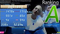 Osu!mania | Eminem - The Real Slim Shady [Stand Up] 92.64% - YouTube