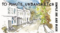 Really Quick Urban Sketching - Easy Tutorial in 10 minutes! - YouTube