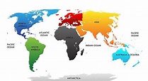 7 Continents of the World - WorldAtlas.com