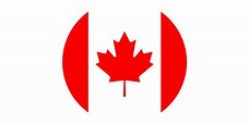 Bandera circular de Canadá PNG Imagenes gratis 2023 | PNG Universe