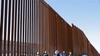 First section of Donald Trump's wall at Mexico border unveiled | US ...