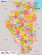 Illinois State Map | USA | Maps of Illinois (IL)