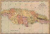 Historical Map Jamaica 1901 | Jamaica map, Historical maps, Vintage maps