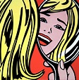 Roy Lichtenstein poster : Girl in Mirror, 1964