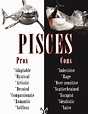 Pisces pros and cons #pisces #proscons | Pisces quotes, Zodiac signs ...