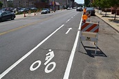 Fairmount's new bike lanes are painted, ready to ride - WHYY