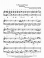 A Thousand Years by Christina Perri Piano Sheet Music | Advanced Level