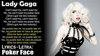 Lady Gaga - Poker Face (Lyrics English-Spanish) (Inglés-Español) - YouTube