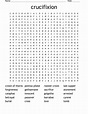 crucifixion Word Search - WordMint