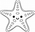 Starfish Coloring Pages - ColoringBay