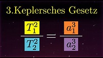 3.Keplersches Gesetz - einfache Erklärung und Herleitung (Physik) - YouTube