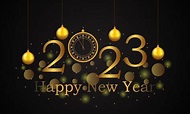 Happy New Year 2023 Vector Art, Icons, and Graphics for Free Download