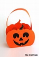 Halloween Paper Pumpkin Basket Printable - The Craft Train