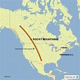 Rocky Mountains Karte | Karte
