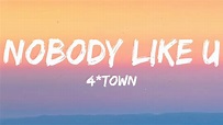 4*TOWN - Nobody Like U (Lyrics) ~ [Turning Red] - YouTube