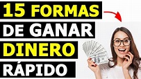 15 Maneras de Hacer DINERO RÁPIDO Que si Funcionan | Ideas de Negocios ...