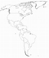 Mapa de América para imprimir | Político | Físico | Nombres | Mudo 🥇