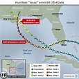 StepMap - Hurrikan "Issac" erreicht US-Küst - Landkarte für USA