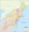 Printable Map Of The Northeast Region