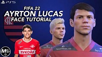 FIFA 22 | AYRTON LUCAS FACE (Tutorial + Stats) | Flamengo - YouTube