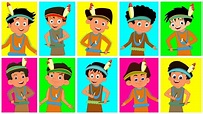 ten little indians | the numbers song | learn nursery rhymes | kids ...