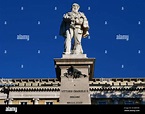 Statue of king Vittorio Emanuele II in bergamo, Italy Stock Photo - Alamy