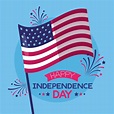 Feliz día de la independencia americana | Vector Gratis