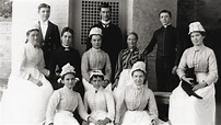 Group of servants from a large household, 1880's (see comments) : r ...