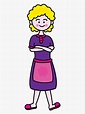 Mother Cartoon Drawing - Drawing Of A Mom , Free Transparent Clipart ...