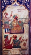 File:Fresco artwork of Prithi Chand with attendants and devotees from ...