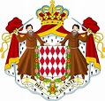 Das Wappen von Monaco