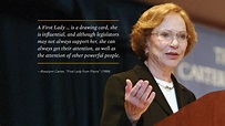 Emory Remembers Former First Lady Rosalynn Carter