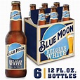 Blue Moon Belgian White Ale Beer, 6 Pack, 12 fl. oz. Bottles, 5.4% ABV ...