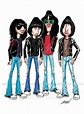 ramones Ramones, Punk Rock, Historia Do Rock, Queens, Caricature ...